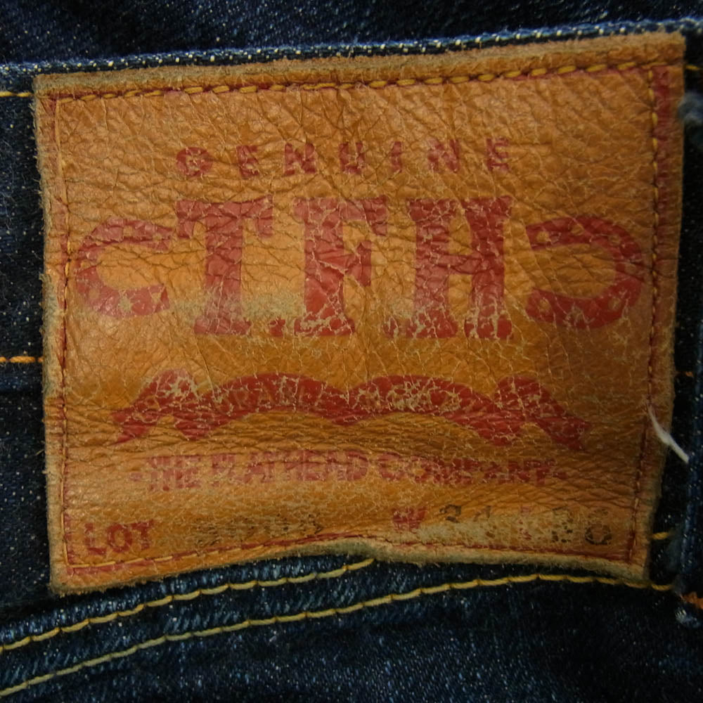 THE FLAT HEAD ザフラットヘッド Lot.3005 ボタンフライ ストレート デニム パンツ インディゴブルー系 34【中古】