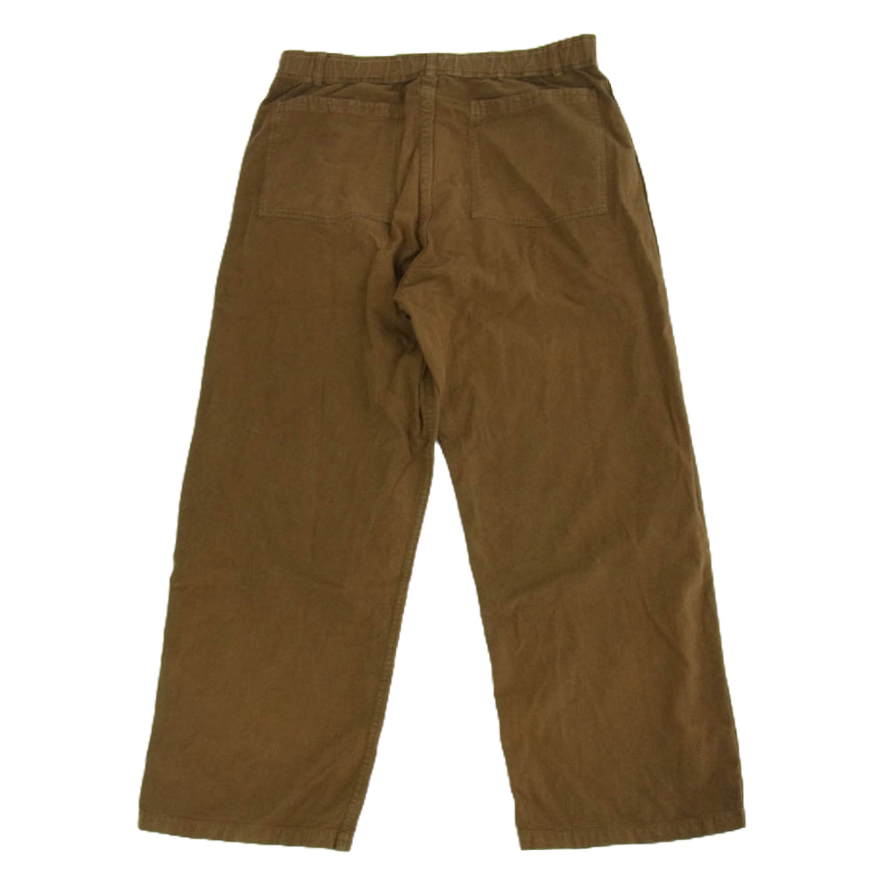 COMME des GARCONS コムデギャルソン SHIRT シャツ フランス製 COTTON PANTS コットン パンツ ブラウン系 L【中古】