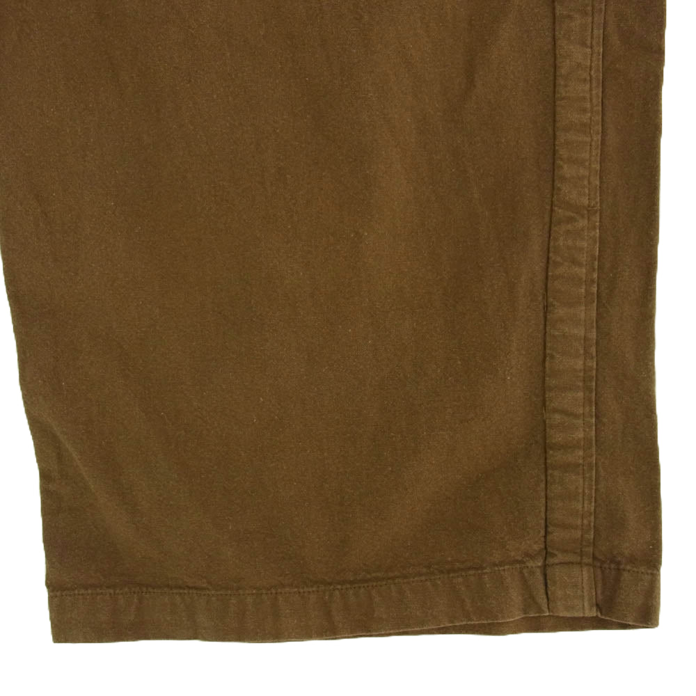 COMME des GARCONS コムデギャルソン SHIRT シャツ フランス製 COTTON PANTS コットン パンツ ブラウン系 L【中古】