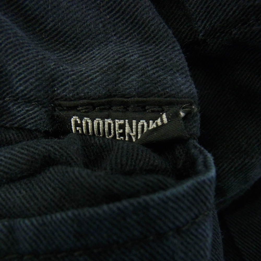 GOODENOUGH グッドイナフ 90s 初期 コットン ハイウエスト パンツ ダークネイビー系 L【中古】