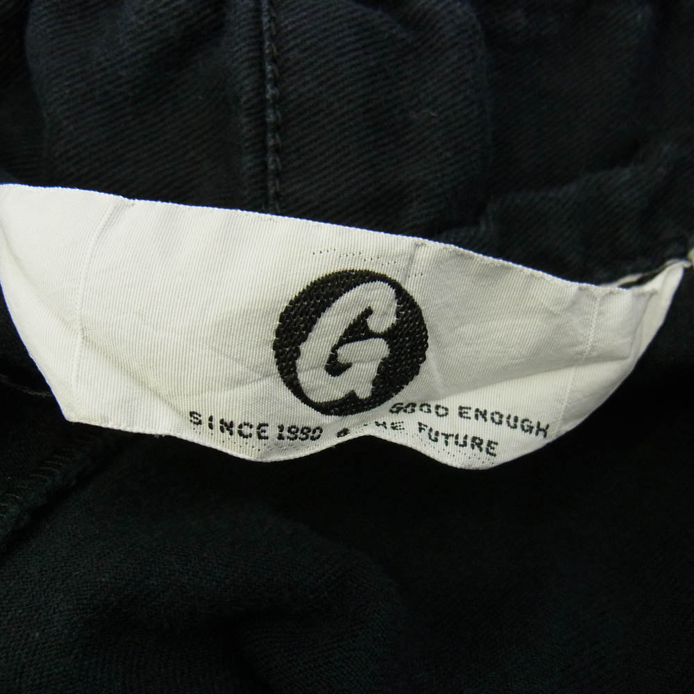 GOODENOUGH グッドイナフ 90s 初期 コットン ハイウエスト パンツ ダークネイビー系 L【中古】