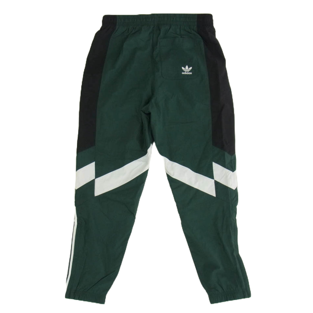 adidas アディダス Rekive トラック ナイロン パンツ グリーン系 L【中古】
