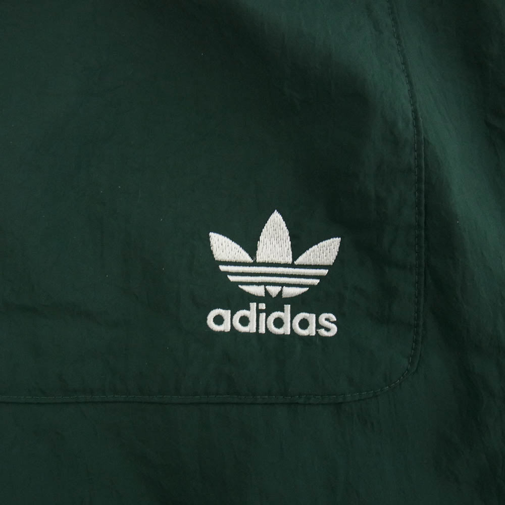 adidas アディダス Rekive トラック ナイロン パンツ グリーン系 L【中古】