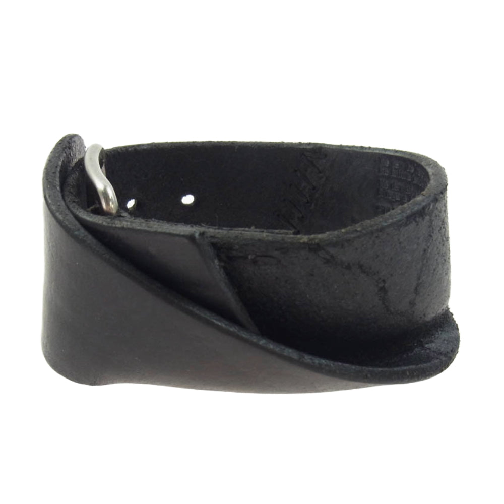 JULIUS ユリウス レザー ブレスレット ブラック系【中古】