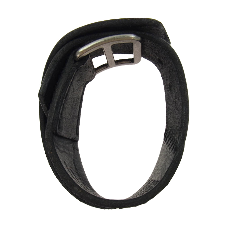 JULIUS ユリウス レザー ブレスレット ブラック系【中古】