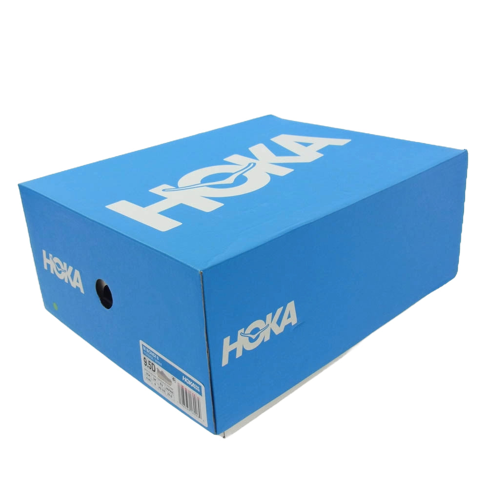 HOKA ONE ONE ホカ オネオネ 1123202 BONDI8 ボンダイ ローカット スニーカー ランニング シューズ ホワイト系 27.5cm【中古】