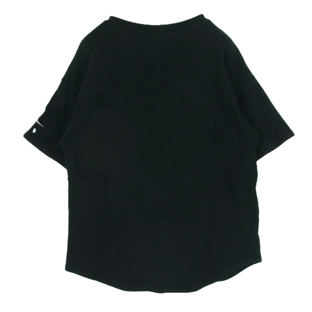カタリスト 2101070301 フロント ロゴ 半袖 スウェット カットソー Tシャツ コットン 日本製 ブラック系 1【中古】