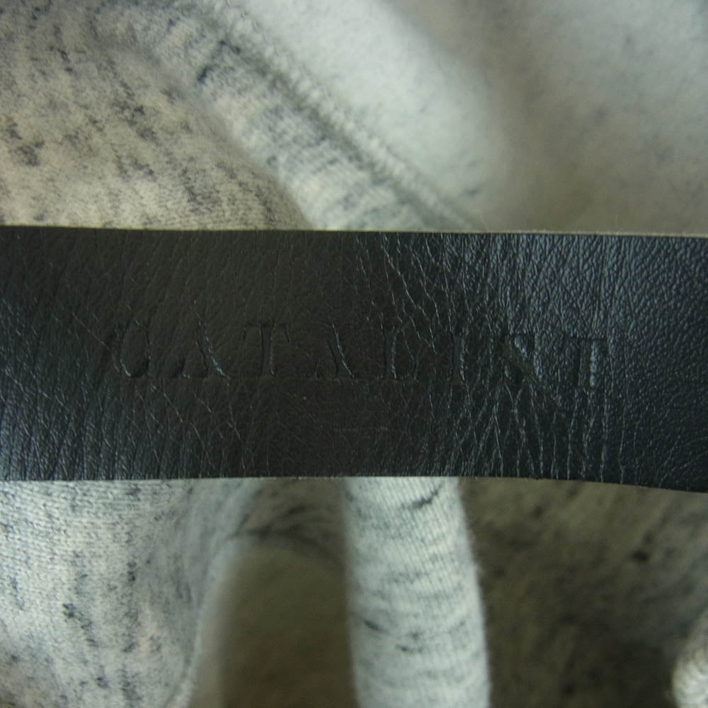 カタリスト 21FW0304 スウェット リブ パンツ コットン 日本製 グレー系 48【中古】