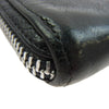 CHROME HEARTS クロムハーツ（原本無） REC F ZIP ダブル フレアニー ラウンドジップ レザー ロングウォレット 長財布 ブラック系【中古】
