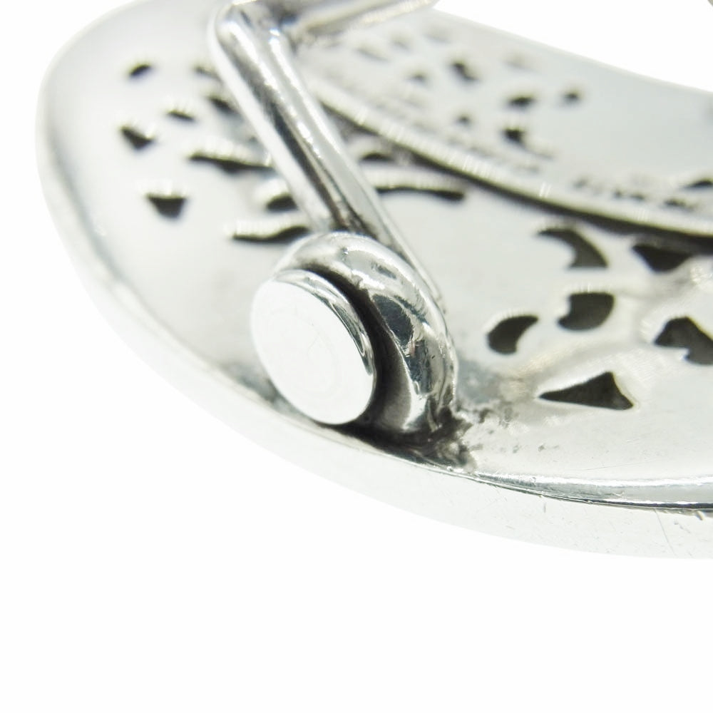 CHROME HEARTS クロムハーツ（原本有） BCKL OVAL 1.5 クラシック オーバル クロス ベルト バックル シルバー系【中古】