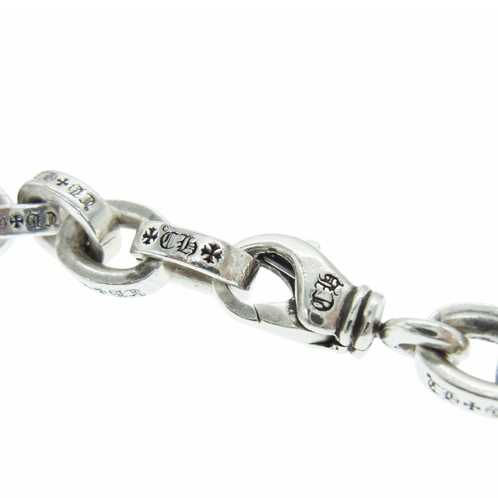 CHROME HEARTS クロムハーツ（原本無） LARGE PAPER CHN 8inch 8インチ ラージペーパー チェーン ブレスレット シルバー系【中古】