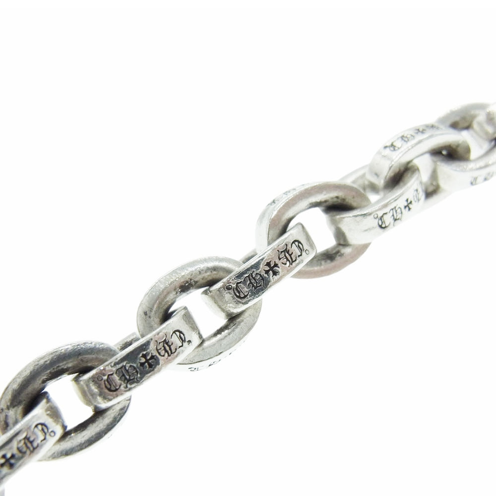 CHROME HEARTS クロムハーツ（原本無） LARGE PAPER CHN 8inch 8インチ ラージペーパー チェーン ブレスレット シルバー系【中古】