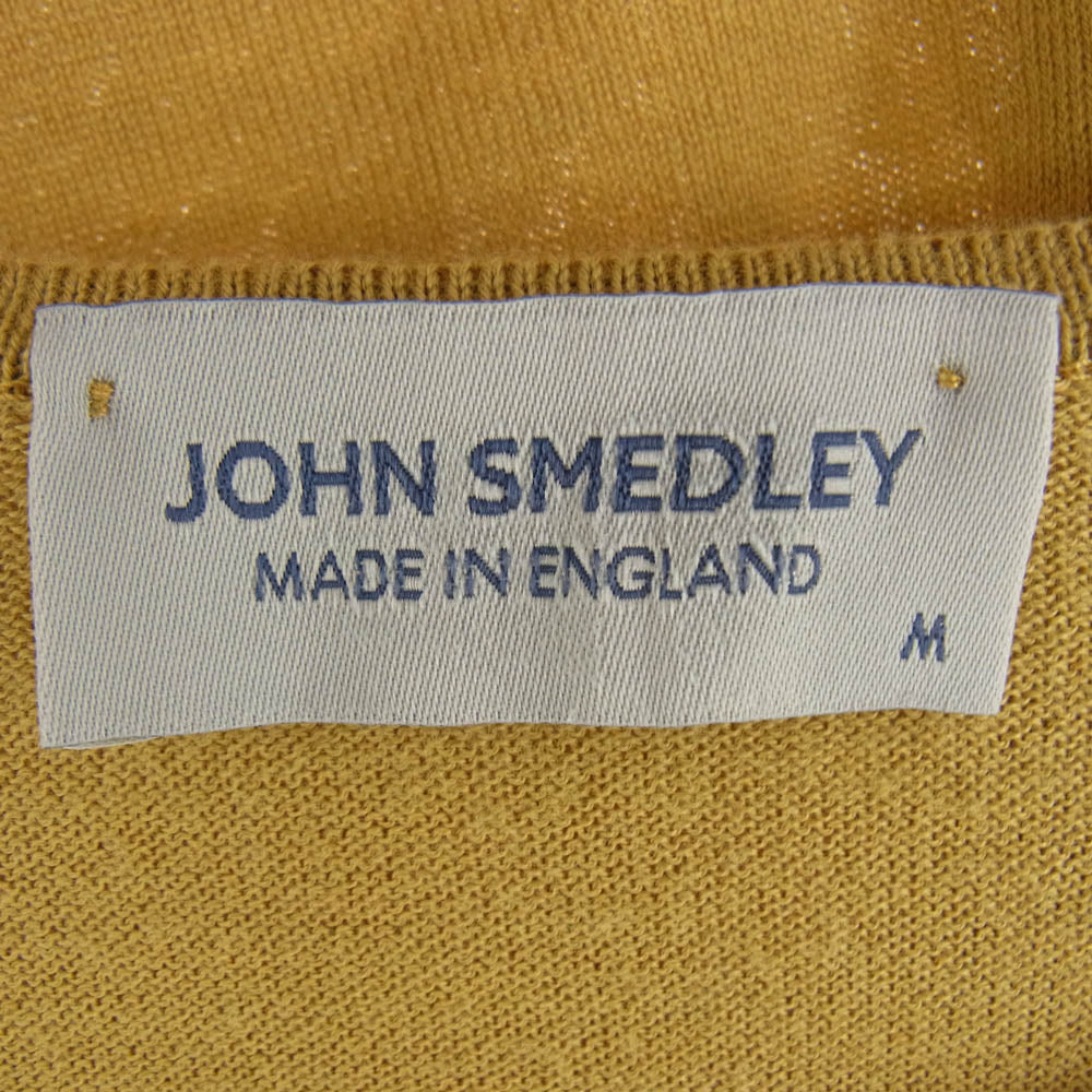 JOHN SMEDLEY ジョンスメドレー ショート スリーブ 長袖 ニット マスタード イエロー系 M【中古】