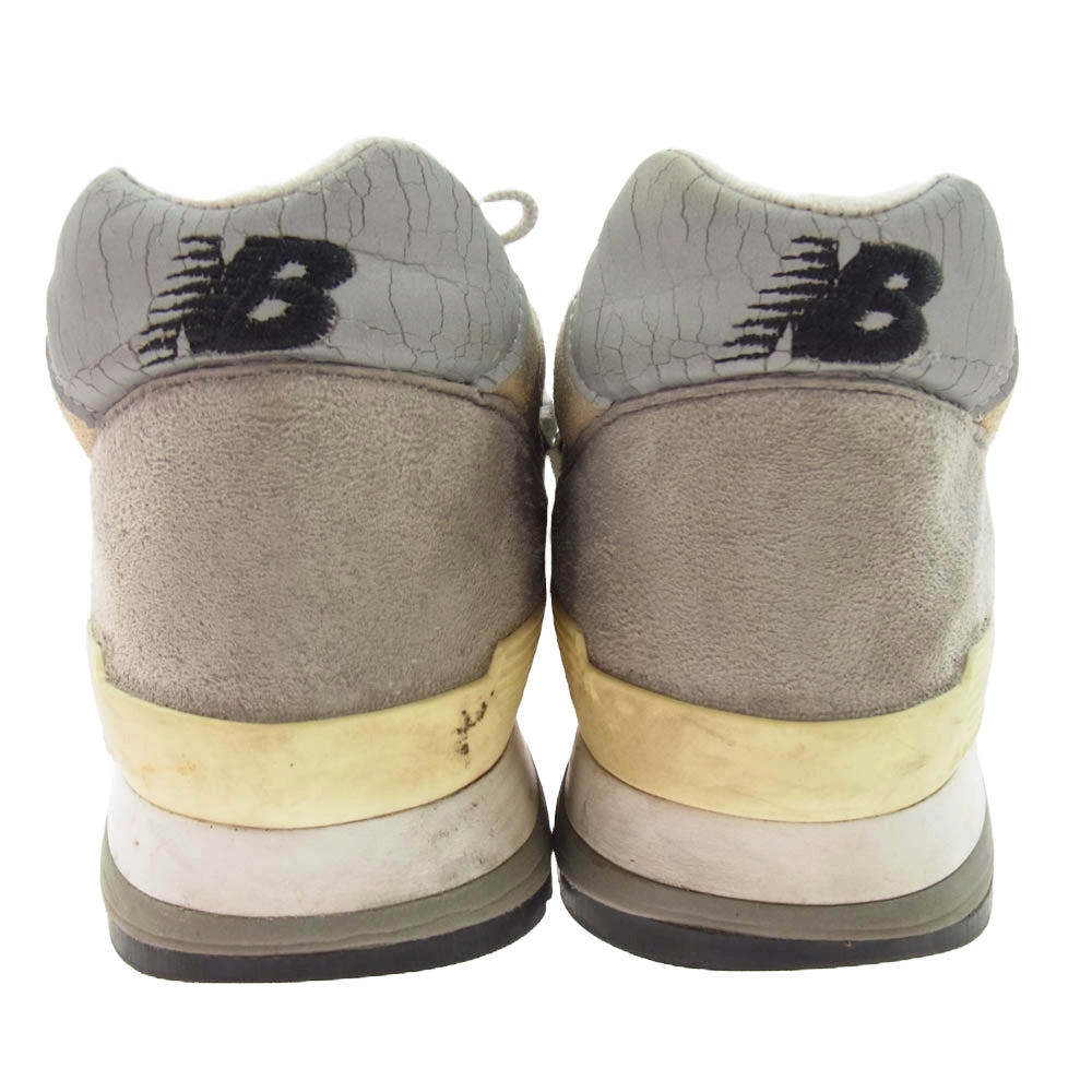 NEW BALANCE ニューバランス M996 USA製 ローカット スニーカー グレー系 26cm【中古】