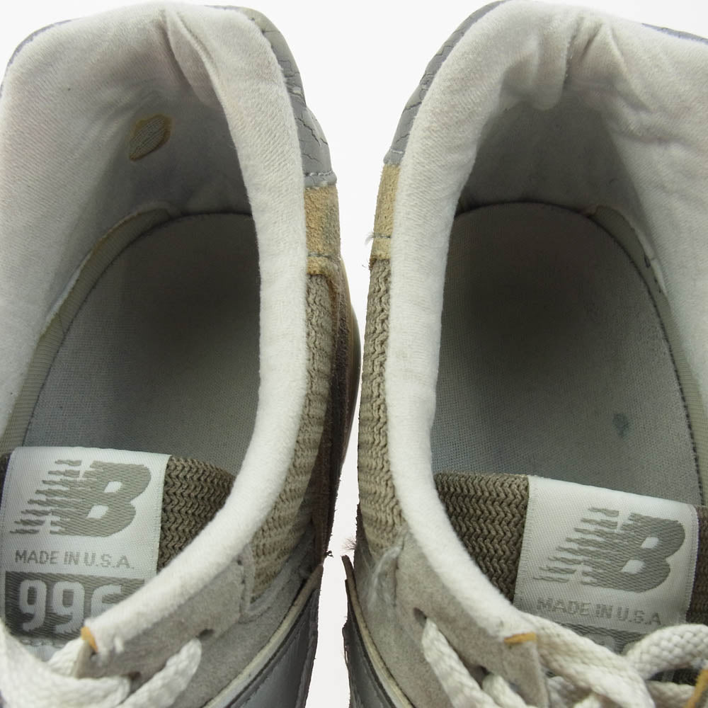 NEW BALANCE ニューバランス M996 USA製 ローカット スニーカー グレー系 26cm【中古】