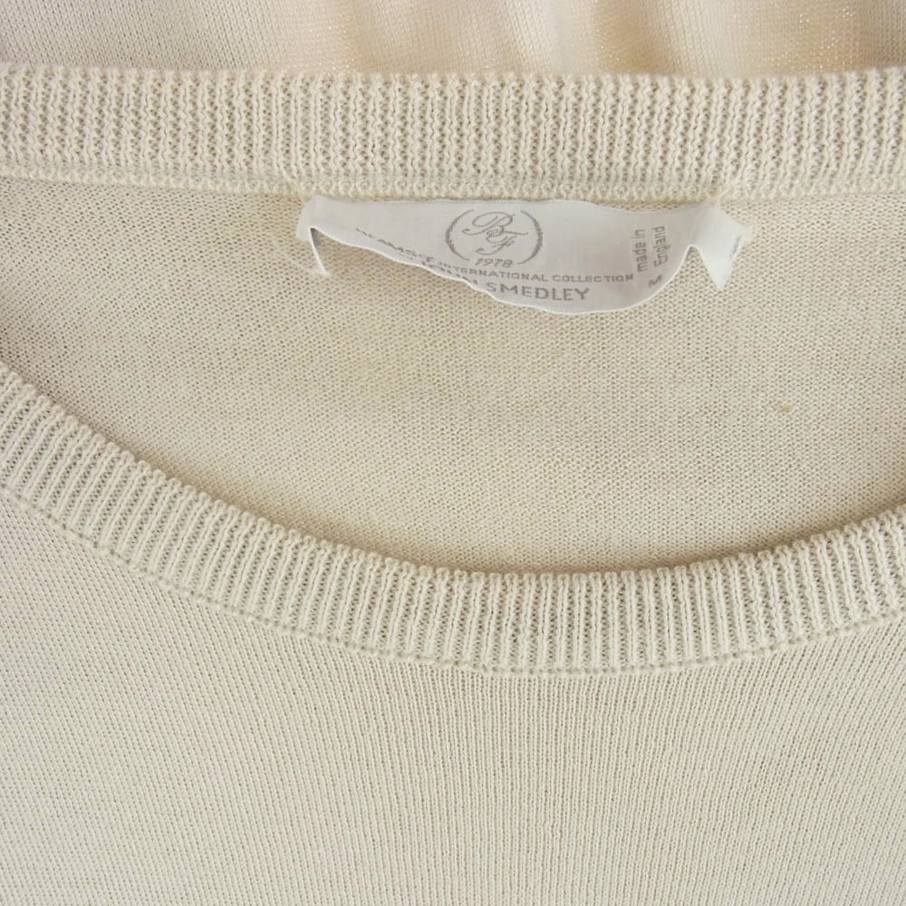 JOHN SMEDLEY ジョンスメドレー ロング スリーブ 長袖 ニット ベージュ ベージュ系 M【中古】