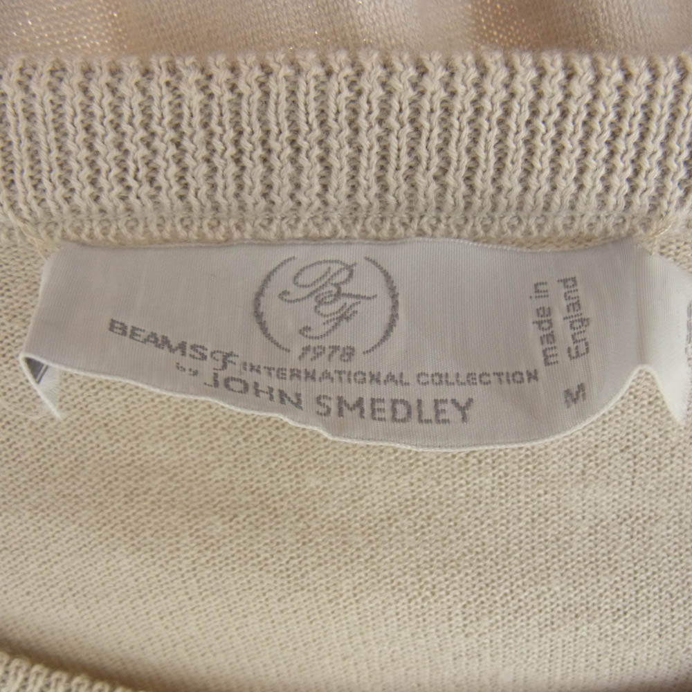 JOHN SMEDLEY ジョンスメドレー ロング スリーブ 長袖 ニット ベージュ ベージュ系 M【中古】