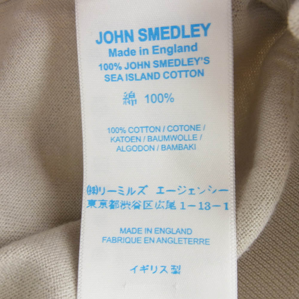 JOHN SMEDLEY ジョンスメドレー ロング スリーブ 長袖 ニット ベージュ ベージュ系 M【中古】