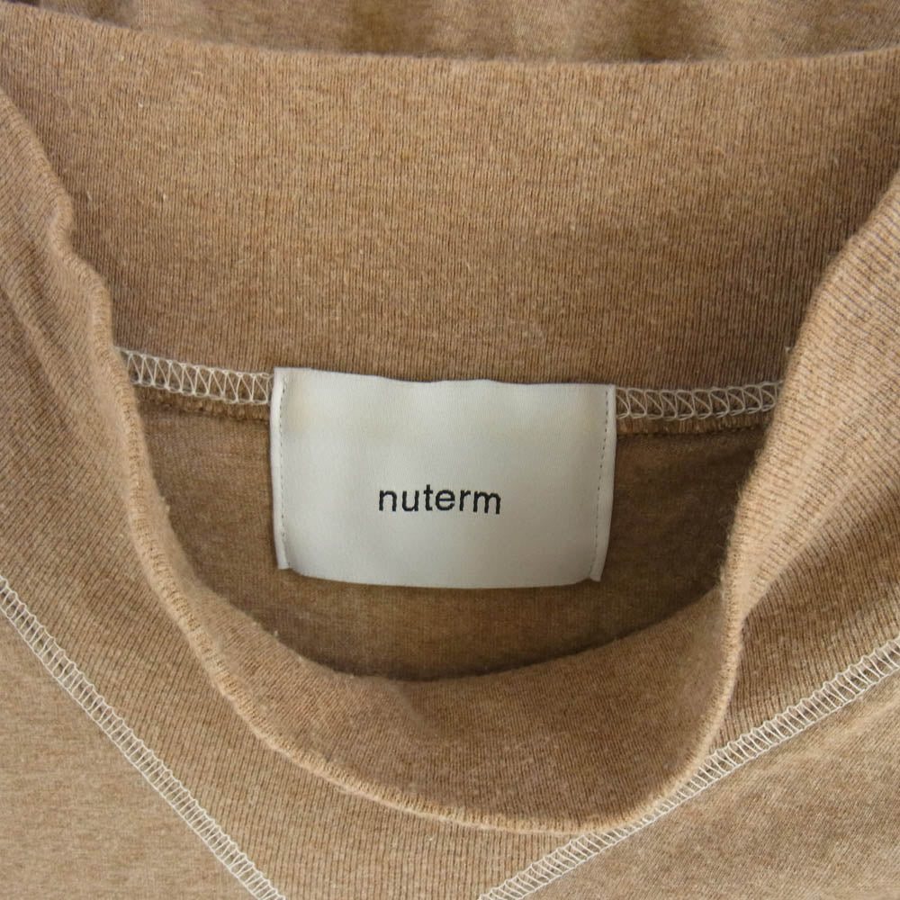 ニューターム 001TT-020W Mock Neck L/S TEE モックネック カットソー ブラウン系 M【中古】