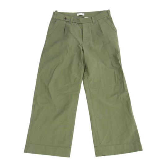ニューターム Wide Trousers ワイド トラウザー パンツ グリーン系 32【中古】