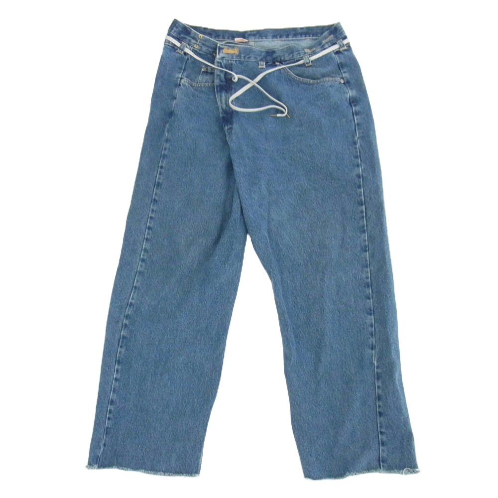 メゾンエウレカ 017 VINTAGE REWORK BIGGY ヴィンテージ ワーク バギー パンツ インディゴブルー系 M【中古】
