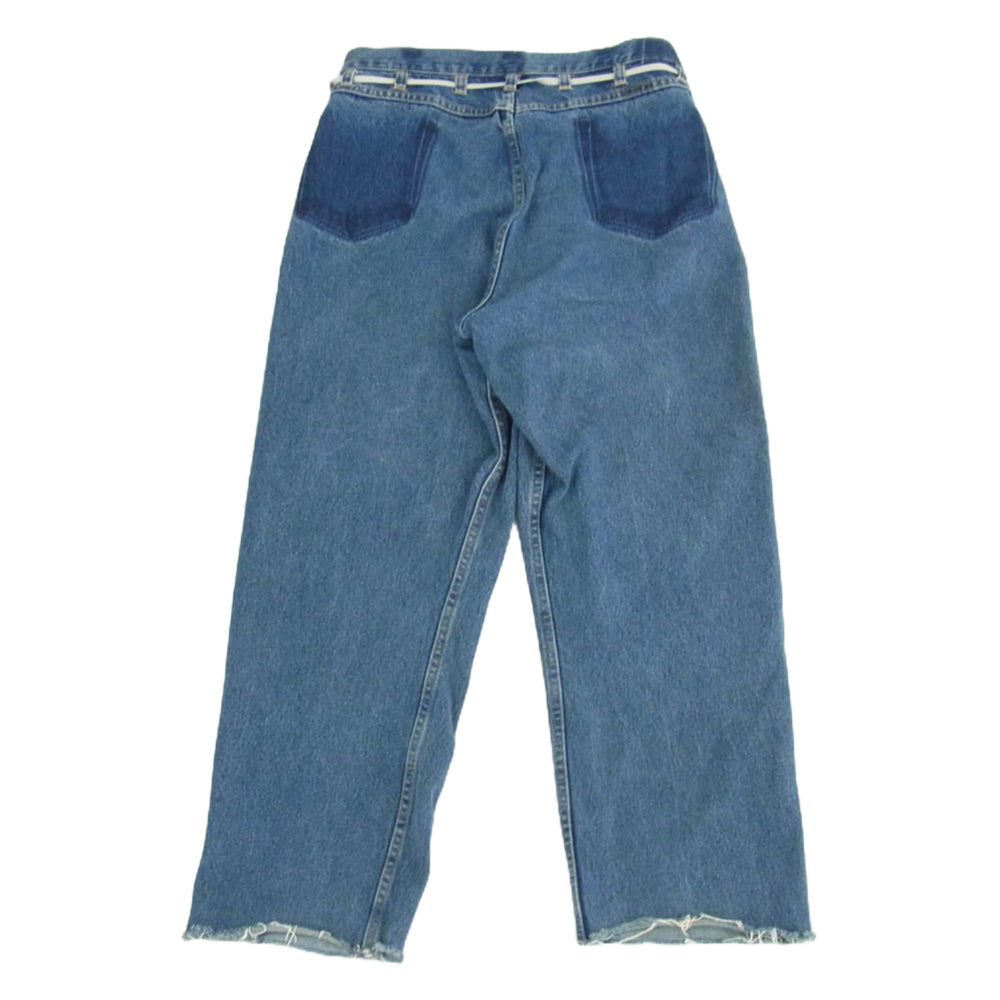 メゾンエウレカ 017 VINTAGE REWORK BIGGY ヴィンテージ ワーク バギー パンツ インディゴブルー系 M【中古】