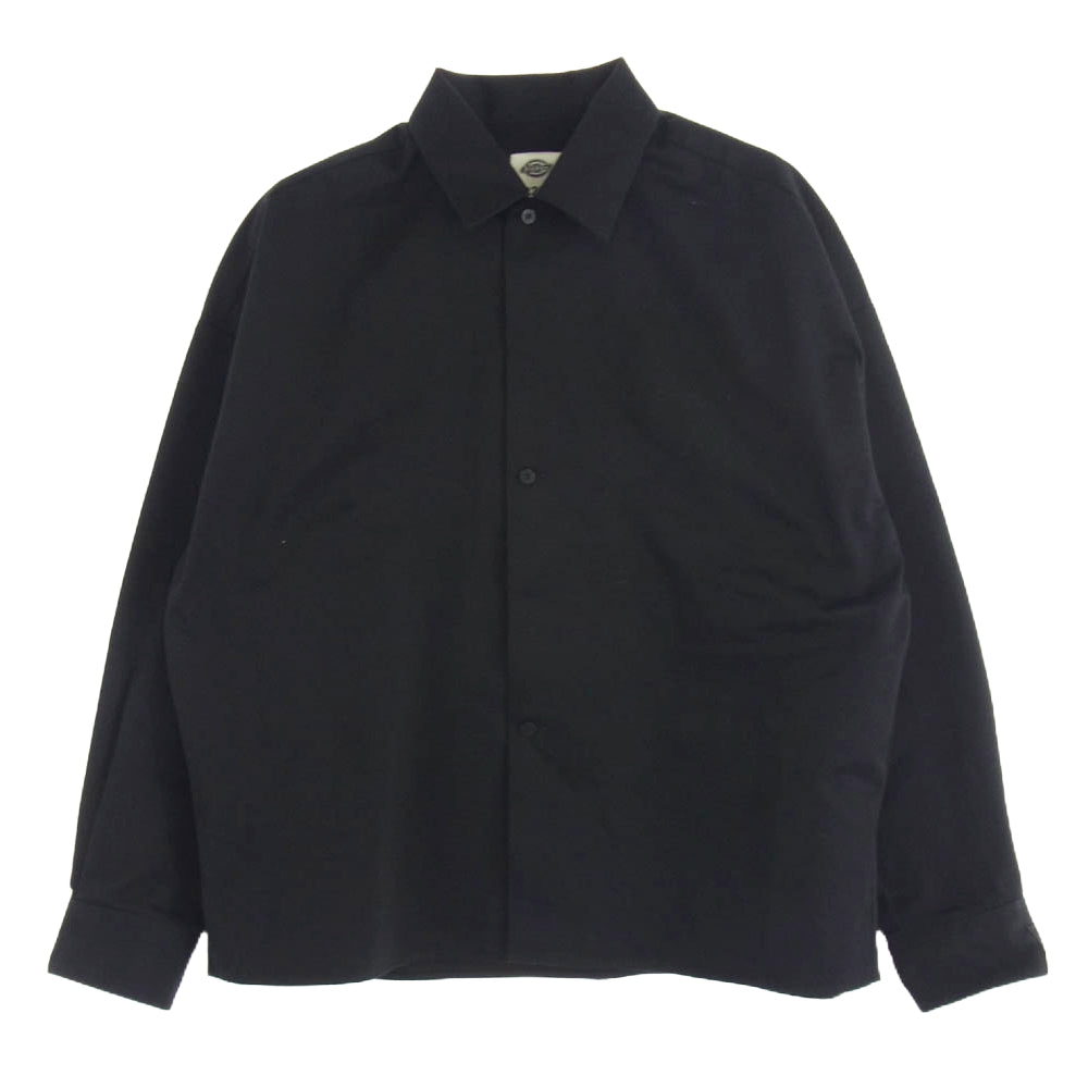 N.HOOLYWOOD エヌハリウッド 2202-SH50-023-peg 2202 Dickies Relax Fit SHIRT  ディッキーズ リラックス フィット 長袖 シャツ ブラック系 40【中古】