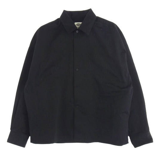 N.HOOLYWOOD エヌハリウッド 2202-SH50-023-peg 2202 Dickies Relax Fit SHIRT  ディッキーズ リラックス フィット 長袖 シャツ ブラック系 40【中古】
