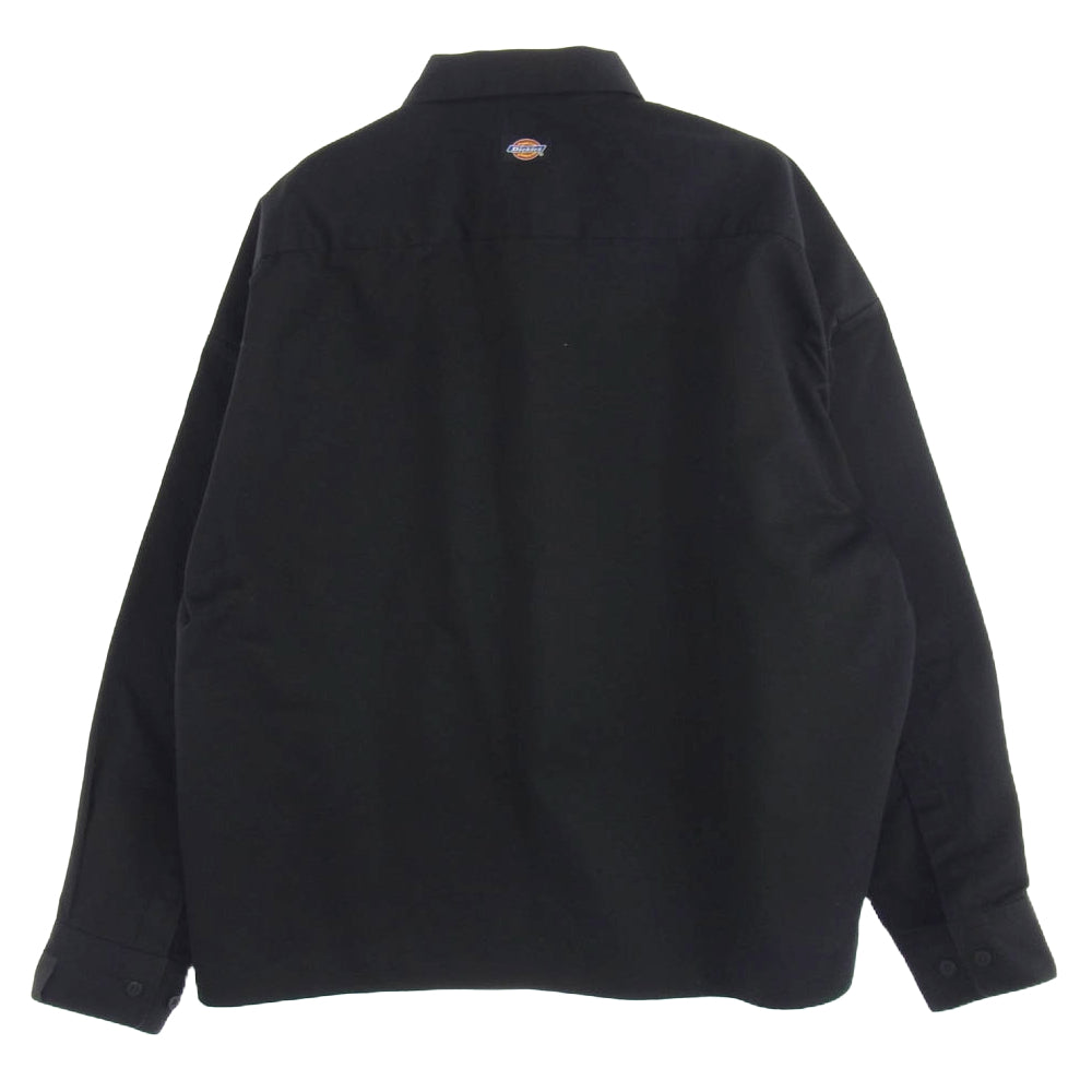 N.HOOLYWOOD エヌハリウッド 2202-SH50-023-peg 2202 Dickies Relax Fit SHIRT  ディッキーズ リラックス フィット 長袖 シャツ ブラック系 40【中古】