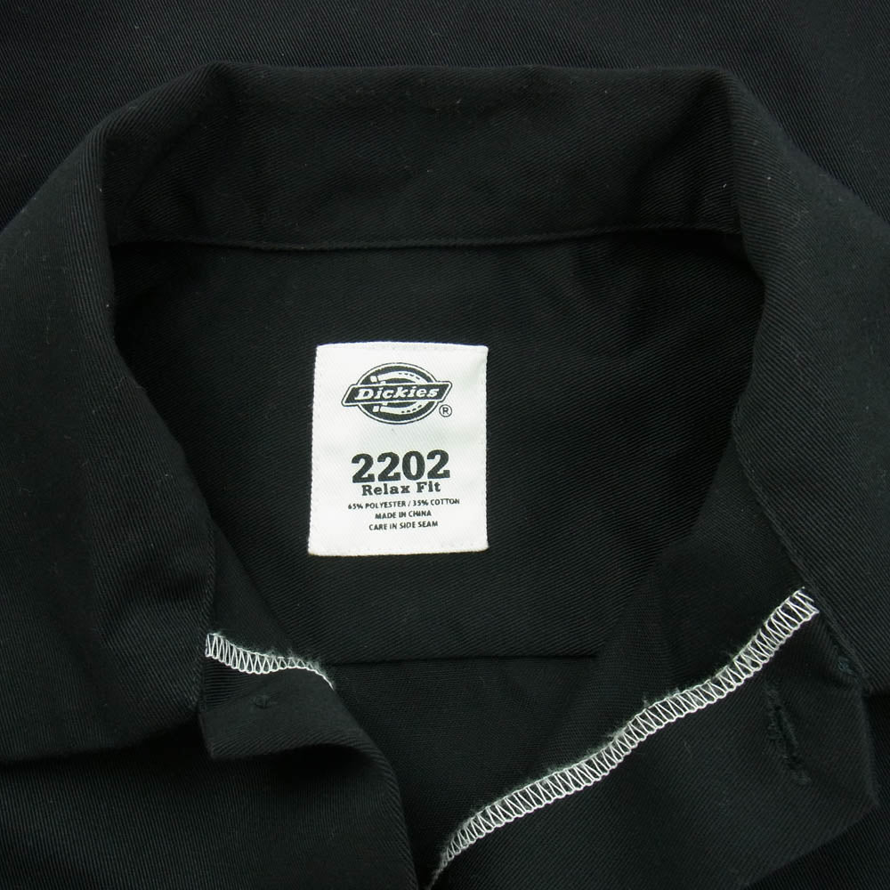 N.HOOLYWOOD エヌハリウッド 2202-SH50-023-peg 2202 Dickies Relax Fit SHIRT  ディッキーズ リラックス フィット 長袖 シャツ ブラック系 40【中古】