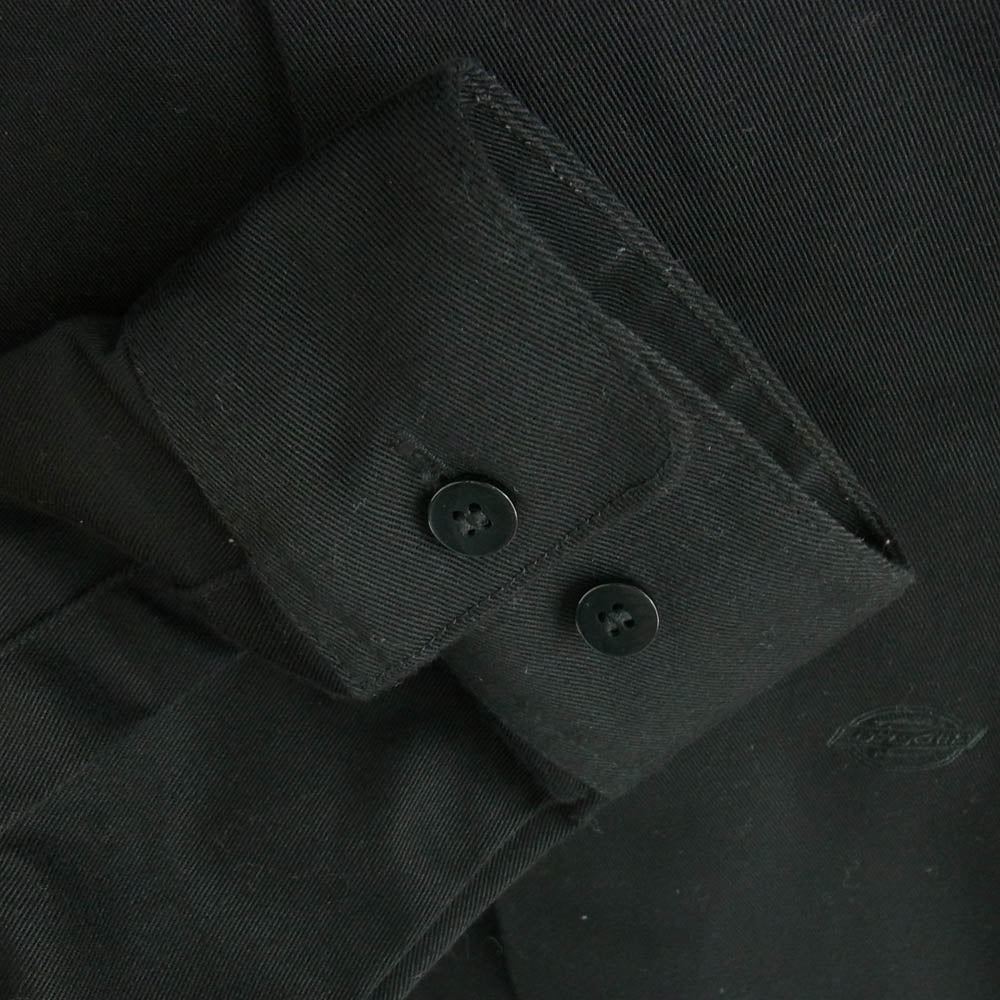 N.HOOLYWOOD エヌハリウッド 2202-SH50-023-peg 2202 Dickies Relax Fit SHIRT  ディッキーズ リラックス フィット 長袖 シャツ ブラック系 40【中古】