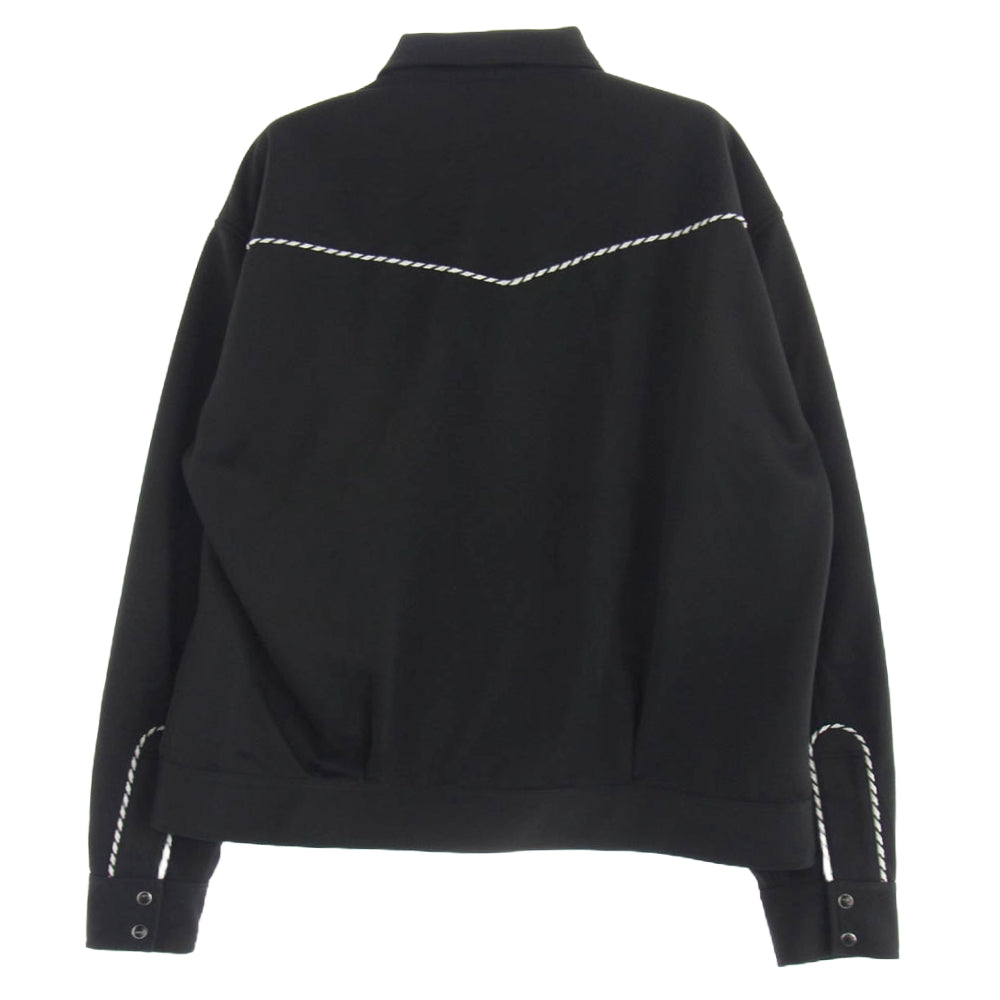 schott ショット 782-4152005 JERSEY WESTERN JACKET ウエスタン ジャージ ジャケット ブラック系 L【中古】