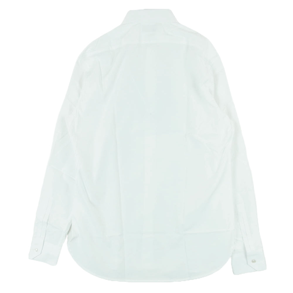 SAINT LAURENT サンローラン 638427 Y217W ユニフォーム プレーン 長袖 シャツ ホワイト系 38【新古品】【未使用】【中古】