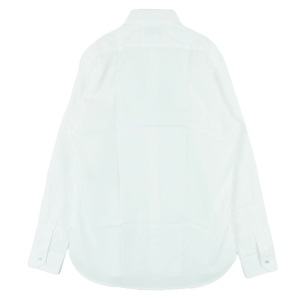 SAINT LAURENT サンローラン 638427 Y217W ユニフォーム プレーン 長袖 シャツ ホワイト系 38【新古品】【未使用】【中古】