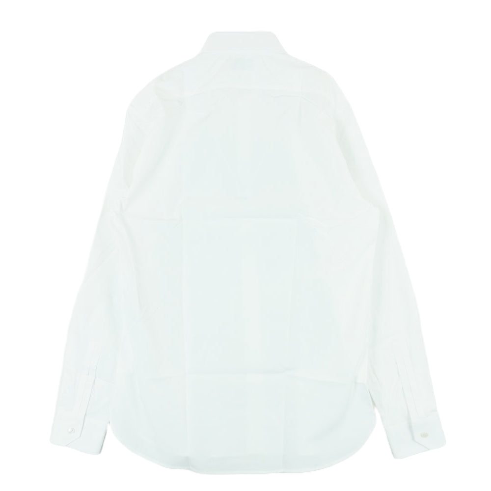 SAINT LAURENT サンローラン 638427 Y217W ユニフォーム プレーン 長袖 シャツ ホワイト系 38【新古品】【未使用】【中古】