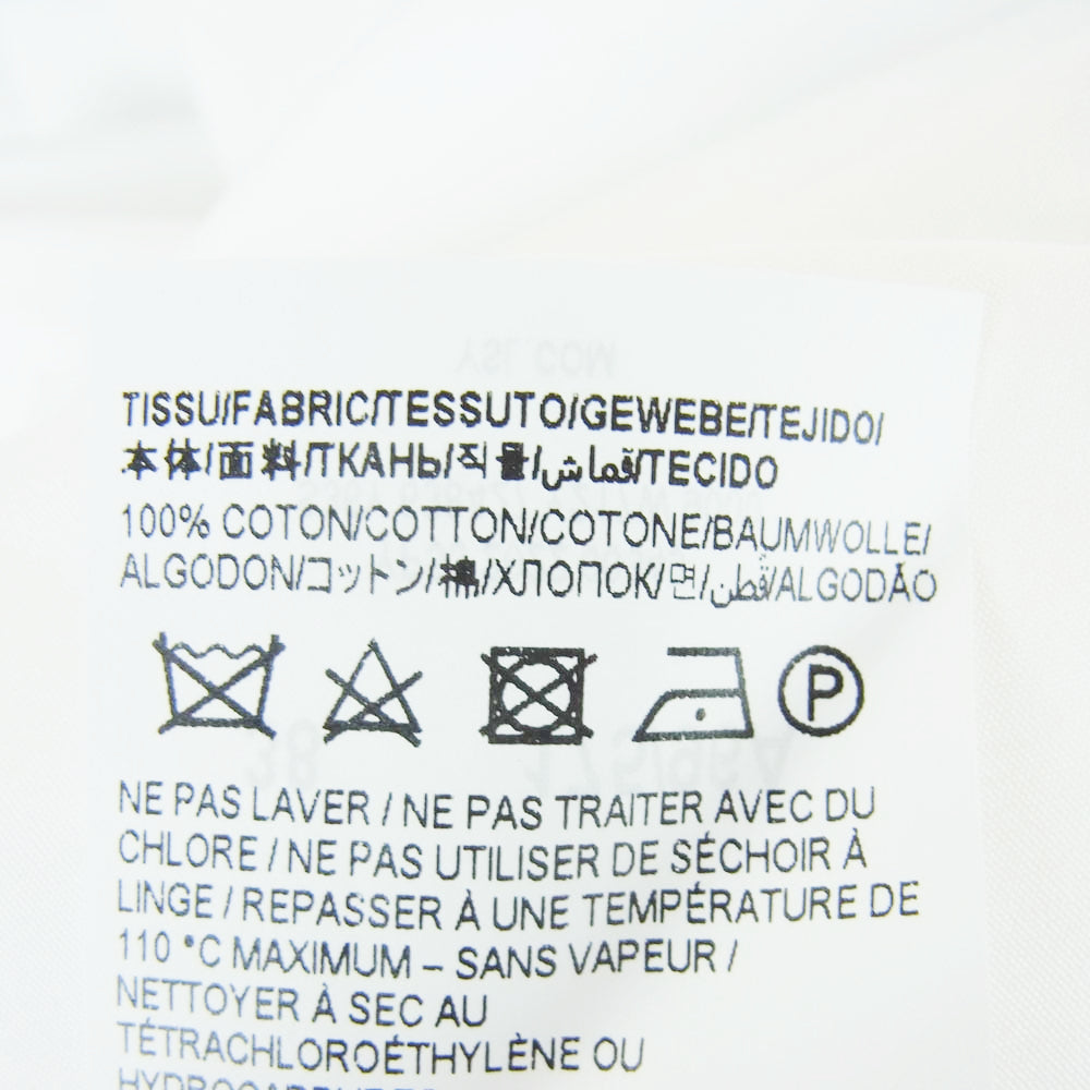 SAINT LAURENT サンローラン 638427 Y217W ユニフォーム プレーン 長袖 シャツ ホワイト系 38【新古品】【未使用】【中古】