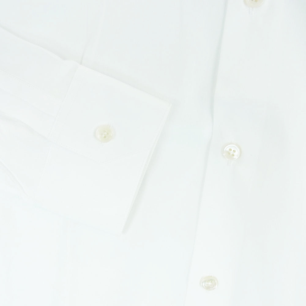 SAINT LAURENT サンローラン 638427 Y217W ユニフォーム プレーン 長袖 シャツ ホワイト系 38【新古品】【未使用】【中古】