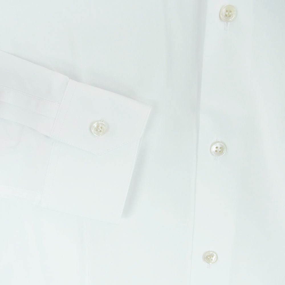 SAINT LAURENT サンローラン 638427 Y217W ユニフォーム プレーン 長袖 シャツ ホワイト系 38【新古品】【未使用】【中古】