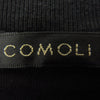 COMOLI コモリ A03-05013 コットン ジャージ モックネック プルオーバー カットソー ブラック系 3【中古】