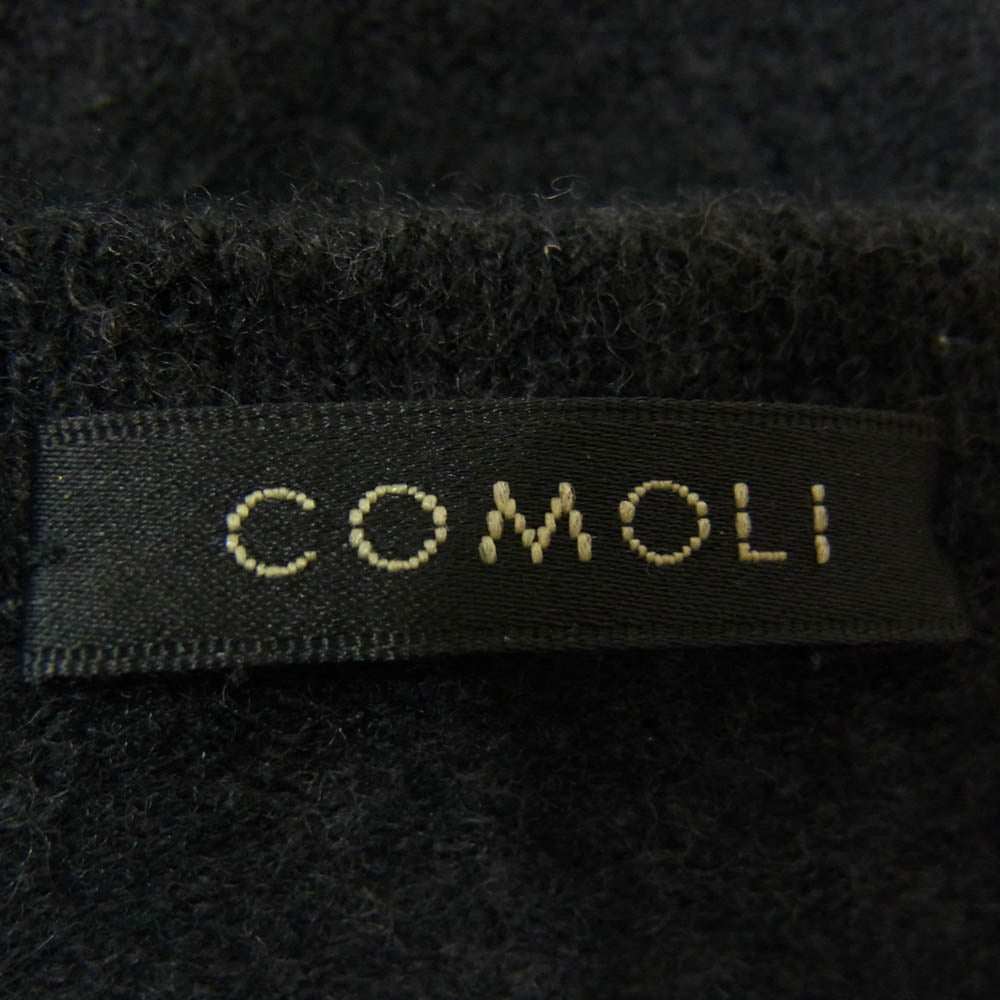 COMOLI コモリ 24SS Z01-06008 ウール 和紙 ニット ブラック系 サイズ表記無【中古】