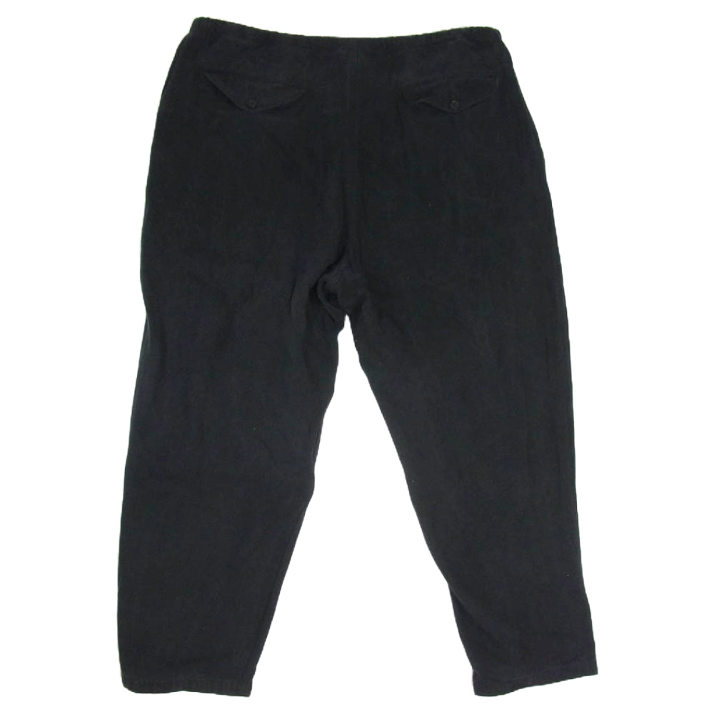 comoli 21ss シルクネップドローストリングパンツsize2