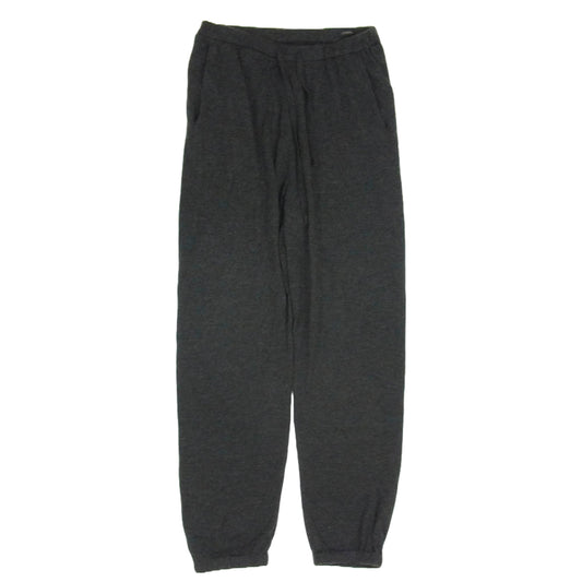 COMOLI コモリ 23SS X01-06006 カシミヤ シルク ニット パンツ チャコール系 1【中古】
