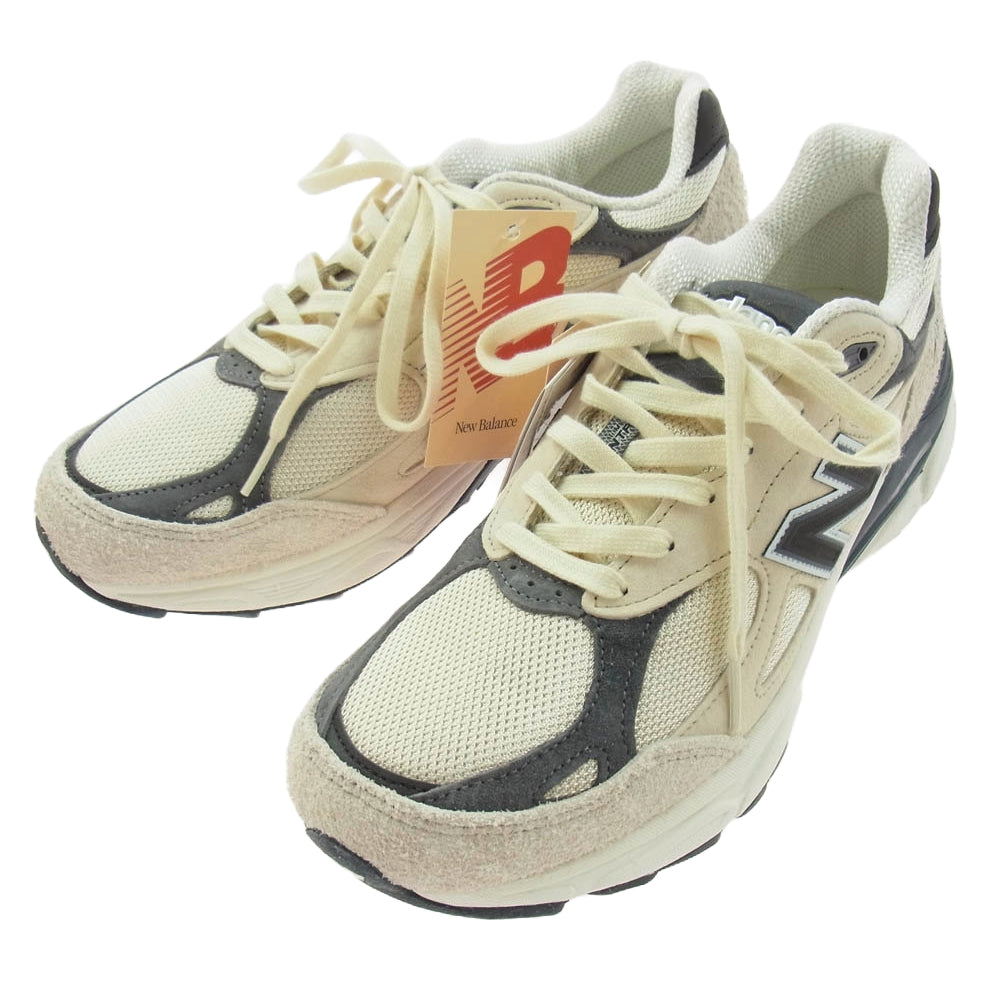 NEW BALANCE ニューバランス M990AD3 990V3 Moonbeam ムーンビーム ローカット スニーカー グレー系 ベージュ系 27.5cm【新古品】【未使用】【中古】