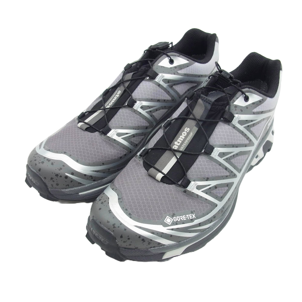 salomon サロモン 478301 × atmos アトモス XT-6 GTX ATOMS GORE-TEX ゴアテックス ローカット スニーカー グレー系 27cm【極上美品】【中古】