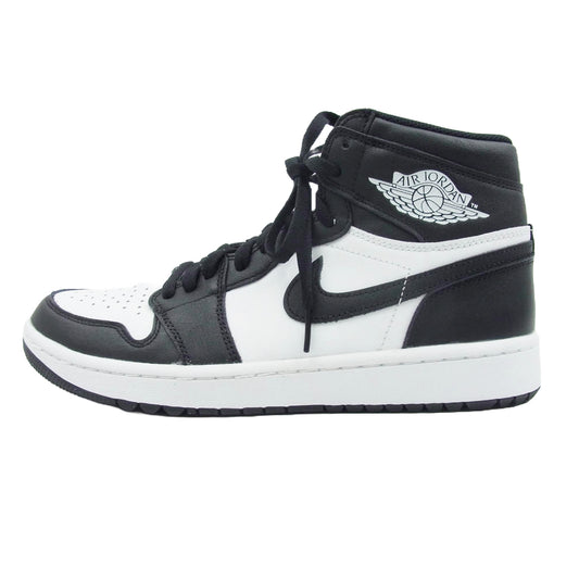 NIKE ナイキ DQ0660-101 Air Jordan 1 High Golf Panda エアジョーダン1 ハイ ゴルフ パンダ ハイカット スニーカー 27cm【極上美品】【中古】