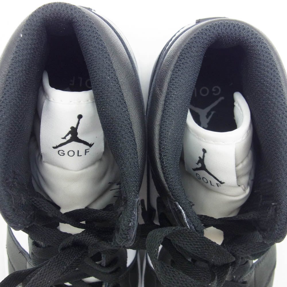 NIKE ナイキ DQ0660-101 Air Jordan 1 High Golf Panda エアジョーダン1 ハイ ゴルフ パンダ ハイカット スニーカー 27cm【極上美品】【中古】
