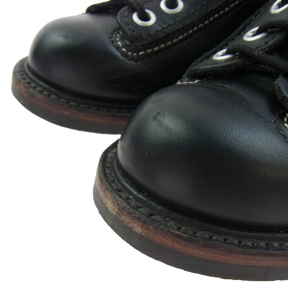 LONE WOLF ロンウルフ F01615 CARPENTER BOOTS カーペンター ワーク ブーツ ブラック系 8.5【中古】