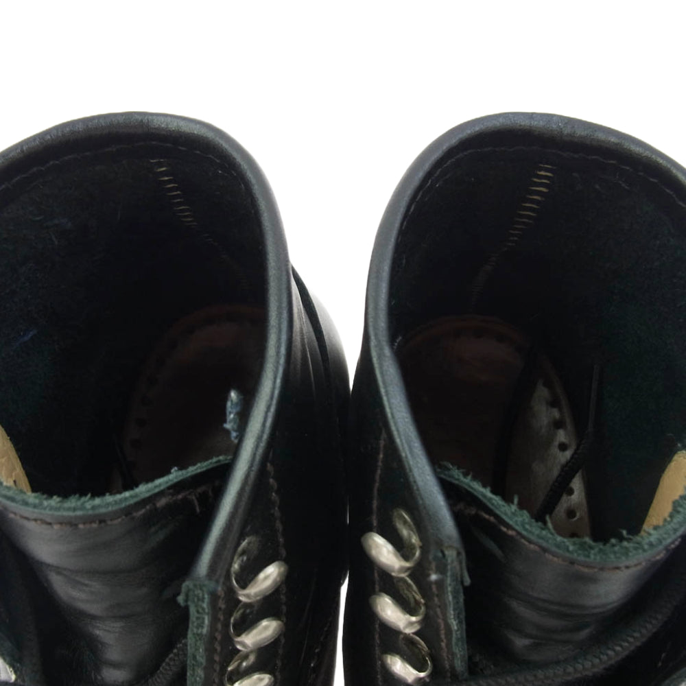 LONE WOLF ロンウルフ F01615 CARPENTER BOOTS カーペンター ワーク ブーツ ブラック系 8.5【中古】