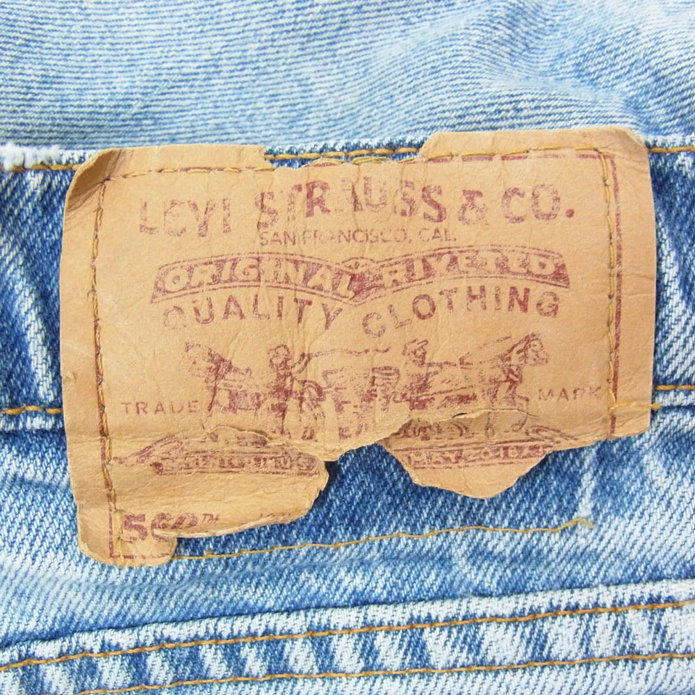 Levi's リーバイス 560 LOOSE FIT TAPERED LEG ルーズフィット テーパード デニム パンツ インディゴブルー系 36【中古】