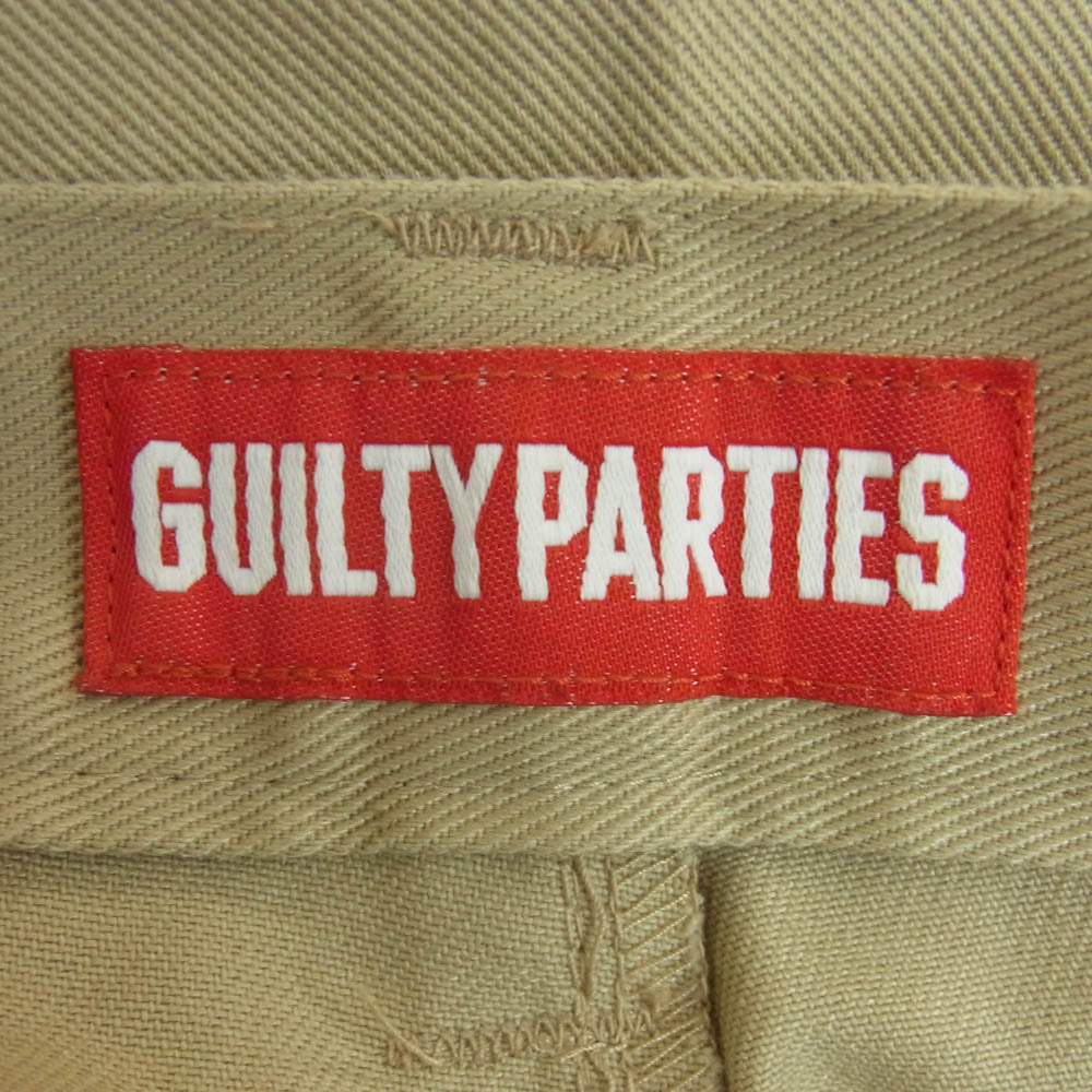 WACKO MARIA ワコマリア GP-104-A-BLANKLINE-ZACK TWILL SKATE PANTS ツイル スケート パンツ ベージュ系 XL【美品】【中古】